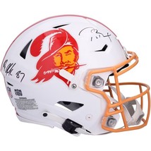 Tom Brady / Rob Gronkowski Autographed Bucs Speed Flex Helmet Fanatics - £3,159.78 GBP