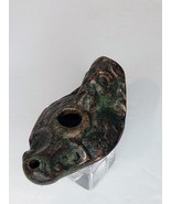 Early Bronze oil lamp with a male Gods face Syria ? - £458.56 GBP