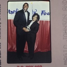 1991 Janet Jackson &amp; Magic Johnson Celebrity Color Photo Transparency Slide - £9.11 GBP