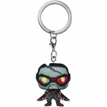 Marvel Studios What If...? Series Zombie Falcon Funko Pop Keychain Multi-Color - £11.83 GBP