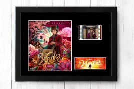 Wonka Framed Film Cell Display New Stunning - $21.02