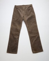 Vtg 70s 80s Levis Mens 32x31 Faded Straight Leg Corduroy Chino Pants Brown USA - £76.54 GBP