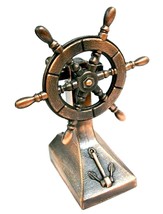 Old Time Ship Steering Wheel Die Cast Metal Collectible Pencil Sharpener - $149.26 MXN