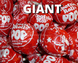 Giant Tootsie Pops CHERRY 42 pops Giant Cherry Tootsie pop lollipop sucker - £26.77 GBP