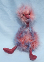 Jellycat Cotton Candy PomPom Plush Bird Ostrich Pink Blue Stuffed Animal... - £13.15 GBP
