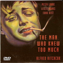 The Man Who Knew Too Much Hitchcock Leslie Banks Edna Best Peter Lorre R2 Dvd - £6.25 GBP