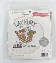 Dimensions Cross Stitch Kit NIP 72-75345 Laundry Bag - $11.87