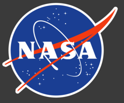 NASA &quot;Meatball&quot; Logo Space Decal Vinyl Glossy Sticker 4&quot; New - £4.81 GBP