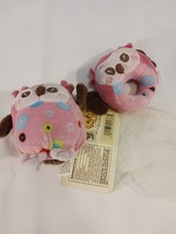 Pet Flys Owl Plush Pet Dog Toy Set With Squeaker - Pink image 6