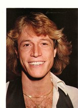 Andy Gibb teen magazine pinup clipping Teen Life gold necklace 1970&#39;s - £3.75 GBP