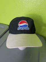 Pepsi Cola Baseball Cap Hat Adjustable Strapback Cotton Richardson Black... - £11.58 GBP
