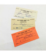 Dallas Texas 1965 High School Admit Cards &amp; Absence Admit Card - £9.83 GBP