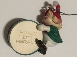 Hallmark Elf Hark It’s Harold Christmas Decoration Ornament 1990 Vintage XM1 - £8.54 GBP