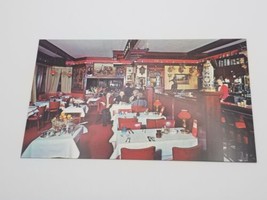 Vintage Postcard Reber&#39;s Restaurant Barryville New York Interior Scene  - £5.20 GBP