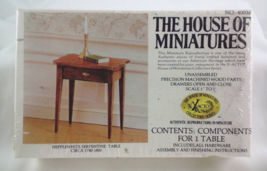 The House of Miniatures Hepplewhite Serpentine Table #40036 - Circa 1780-1800 - £7.91 GBP