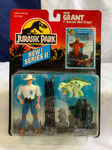 1993 Kenner Jurassic Park Alan Grant w/ Aerial Net Action Figure In Blister Pack - £31.57 GBP