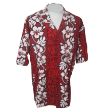 Steve &amp; Barry&#39;s Men Hawaiian camp shirt XL/2XL  tropical vtg floral cotton 90s - £15.86 GBP