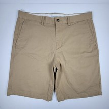 Old Navy Men’s Chino Shorts Ultimate Slim Built in Flex Khaki 36 Waist - $14.96