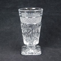 Imperial Cape Cod Clear Square Footed Juice Glasses Vintage 5.25&quot; High Elegant - $6.90