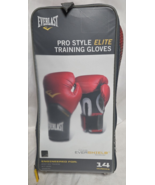 EVERLAST BOXING GLOVES MMA KICKBOXING SPARRING TRAINING 14OZ PRO ELITE, RED - $599.11 MXN