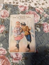 Lautz Bros. &amp; Co. Pure and Healthy Acme Bar Soap- Victorian Trade Card - £4.74 GBP