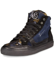 John Galliano Variante High Top Signature Boots Men&#39;s US 7.5 EU 40.5 - £113.53 GBP