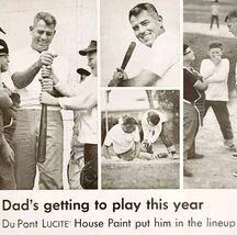 1965 DuPont Lucite House Paint Advertisement Outside Wood Masonry DWII15 - $42.37 CAD