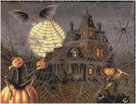 Counted Cross Stitch patterns/ Halloween Haunted House/ Halloween 42 - £7.05 GBP