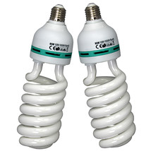 NEW 2x Photography Daylight White E26 E27 Lighting Lamp Bulbs 85w 5500k CFL - $40.84