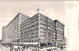 Marshall Field Building Chicago Illinois Postcard Posted 1908 - £4.12 GBP