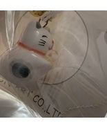 Happy Cat Netsuke with Bell White Cat Amulet - €25,28 EUR