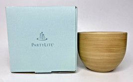 PartyLite Raker Bamboo Ceramic Holder Retired NIB P13D/P9887 - £11.71 GBP