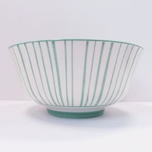 Royal Beige Green Geometric 18 oz. Porcelain Soup Cereal Bowl Set of 2 - £15.59 GBP