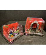 POTION TIME Witch Witches LEMAX SPOOKY TOWN Halloween Retired &amp; Skull Ga... - $64.34
