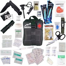 Allgo Outdoors 150+ Tactical Survival and Med Kit Emergency First Aid Kit Bug - £33.89 GBP