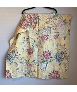 Pottery Barn Elodie Euro Shams (2) Yellow Floral 100% Cotton Pillowcases - $53.20