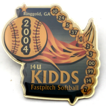 Kidds Fastpitch Softball 2004 Pin Ringgold GA Fast Pitch 14u - £6.91 GBP