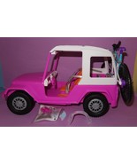 Barbie 2023 Car SUV Jeep Bike HKB06 Vehicle Pink Magenta - £31.36 GBP