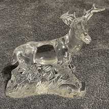 Deer Crystal Figurine Bleikrisall 24% LeadStanding Buck/Stag/Germany/Art Glass - £23.44 GBP