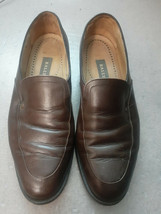 Bally of Switzerland Brown Mens Loafers Size 8 Made in France - £27.51 GBP