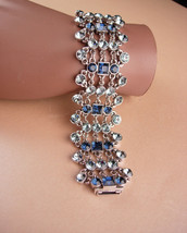 WIDE Givenchy Vintage signed Bijoux Couture bracelet - signed Designer jewelry - - £315.74 GBP