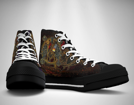 Satanic Gods  Canvas Sneakers Shoes - $49.99