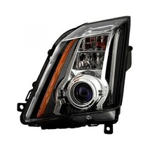 Headlight For 2009-14 Cadillac CTS V Left Side HID Projector Black Housing Clear - $924.86