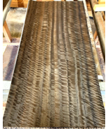 6 Pieces Wide Fumed Fiddleback Eucalyptus Consecutive Raw Veneer 24&quot; x 1... - $60.44 CAD