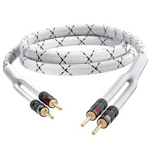 GearIT 12AWG Premium Heavy Duty Braided Speaker Wire Cable (35 Feet) Dual Gold P - £54.12 GBP