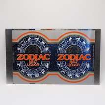 Zodiac Malt Liquor Unrolled 12oz Beer Can Flat Sheet Magnetic - $24.74