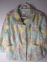 Christopher &amp; Banks Multicolor Jacket Womens Size Small - $301.06 MXN