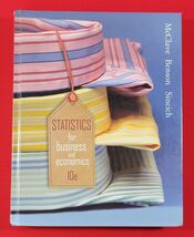 *L) Statistics for Business and Economics by McClave, Benson and Sincich... - $7.91