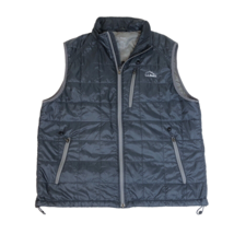 LL Bean Mens Primaloft Full Zip Gray Lightweight Nylon Vest Size Large 2... - £39.56 GBP