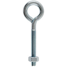 Hampton 1/4 in. X 3 in. L Zinc-Plated Steel Eyebolt (Pack of 10) - $9.95